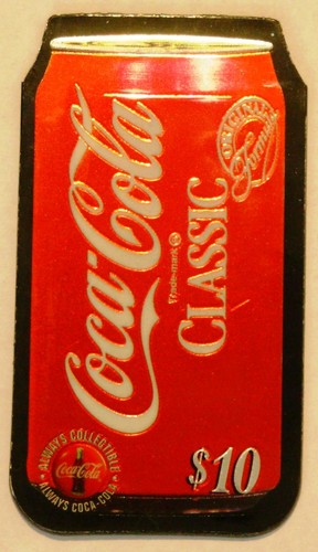 Coca cola découpé métal - '96,
