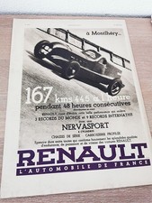 Publicité de 1934 Renault