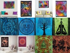 Lot de 32 photos coton mural mandala tapisserie indienne déco maison en gros