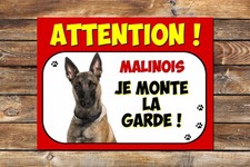 Plaque attention au chien