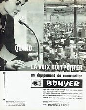 1964 Advertising 087 Bouyer SOUND Advertising Speech Amplification