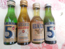 Lot 4 Mignonettes Antique Alcohol Collection Bistrot pastis duval 51 trade fair