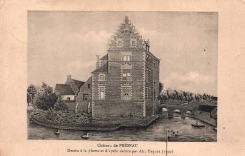 Carte postale preseau nord - preseau, 59