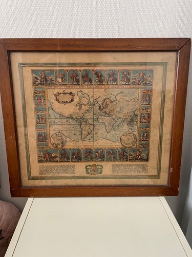 Reproduction carte ancienne - carte, de