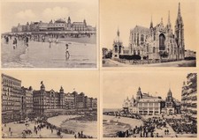 Lot de 4 cartes postales cards