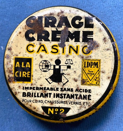 Ancienne boite cirage - de,