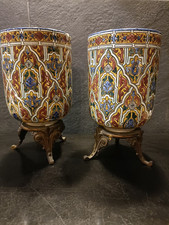 Paire de Vases en Faïence  de