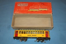 Minitoys O Gauge #103 Rapid Transit Trolley. OB. Runs
