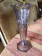 Vase art deco verre - vase,