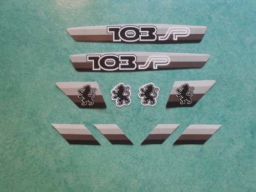 Lot autocollants peugeot - peugeot, 103
