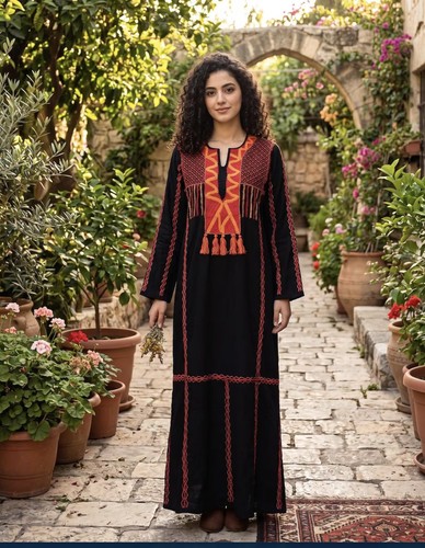 Robe bédouine cousue main - ,