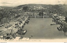 76 - Rouen - La Cote Sainte Catherine - Le Port - CPA - Voir Scans Recto-Verso