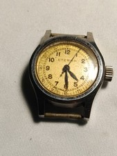 Eterna t/steel waterproof watch 24mm running 19.3 movement