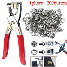 Boutons pression jersey 50