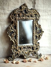 Antique French Repousse Brass