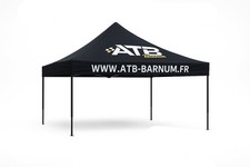 Barnum pliant 3x3m Noire gamme