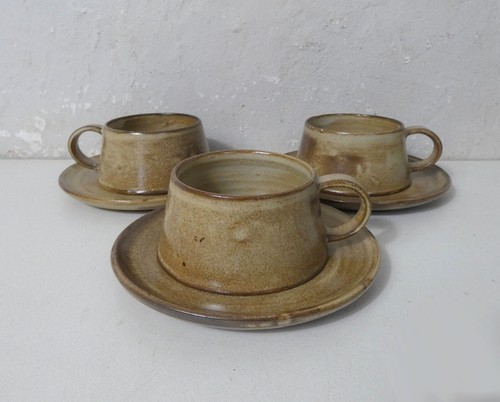 Tasses grès vintage - tasses,