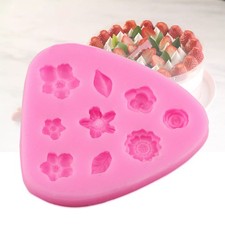  Mini fleur moules en silicone