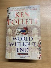 2008 KEN FOLLETT "MONDE SANS FIN" FICTION MÉDIÉVALE LIVRE BROCHÉ ÉPAIS (P5)