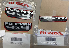 Honda OEM Decal Lot TRX500 Foreman 4x4 ATV 86801-HR0-E00ZA, 86611-HR0-E00ZA x2