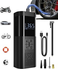 Compresseur d’Air Portable 150 PSI – Gonfleur de Pneus Sans Fil avec Manomètre