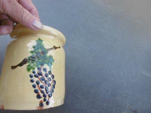 Pot confiture terre cuite - terre,