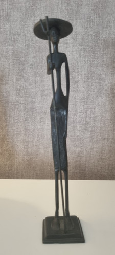 Statue africaine homme avec