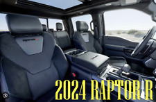 FORD OEM F150 RAPTOR R NEW TAKEOFF BLACK LEATHER SEAT COVERS 2024 MISSING PIECES