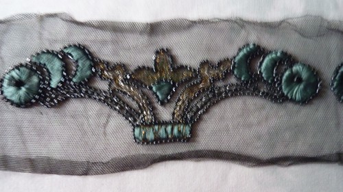 Galon couture brodé main - galon,
