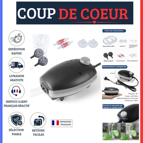 Pompe air aquarium 3w - pompe,