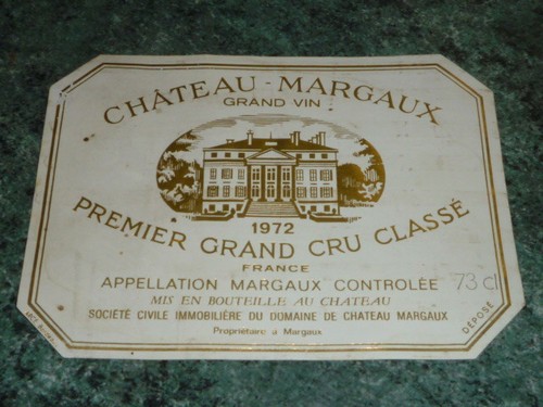 Etiquette vin chateau - vin,