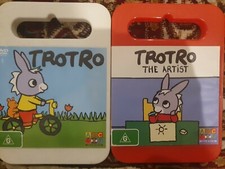 TROTRO & THE ARTIST DVD RARE CARTOON ANIMATION ABC CHILDREN'S CULT TV SERIES 