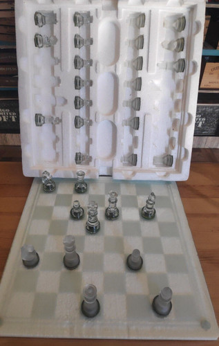 Jeu échecs verre - jeu,
