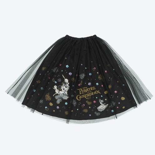 Jupe tulle noir mickey - tulle,