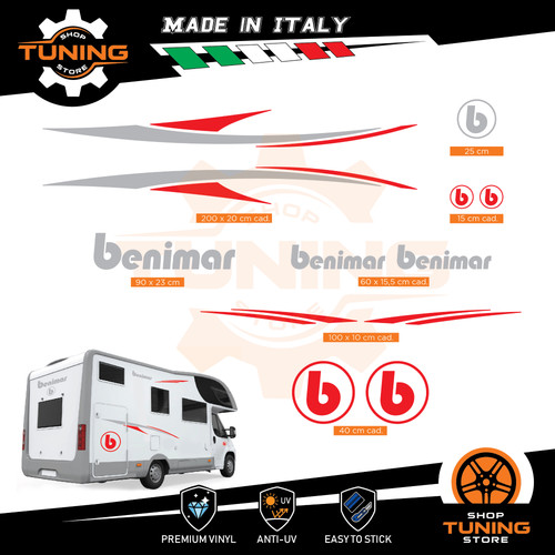 Autocollants camper kit - de,