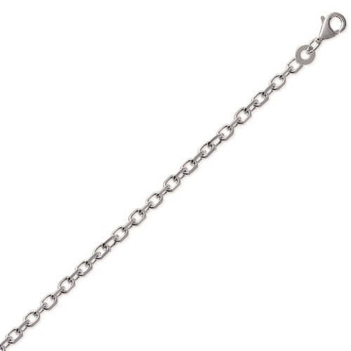 Chaîne argent 925 rhodié - argent,