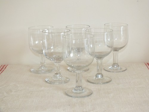 Verres pied 19è - verres, pour
