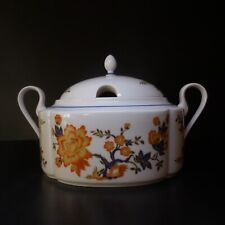 N24.119 Scherzer Bavaria Germany soupière porcelaine art nouveau blanc fleur