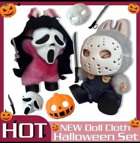 Labubu plush costume - plush,