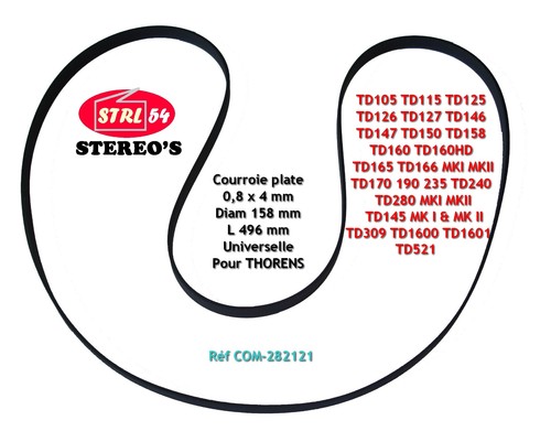 Courroie sur platine vinyle - hq,