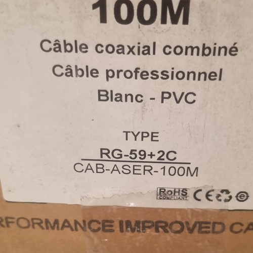 Câble coaxial combiné
