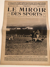 Ancien journal Miroir des Sports n°185 * FRANCE V BELGIQUE 1924...