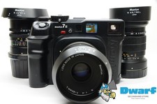 MAMIYA 7 II BLACK 80mm F4 / 65mm F4 / 150mm F4.5 Medium Format Camera & Lens x3