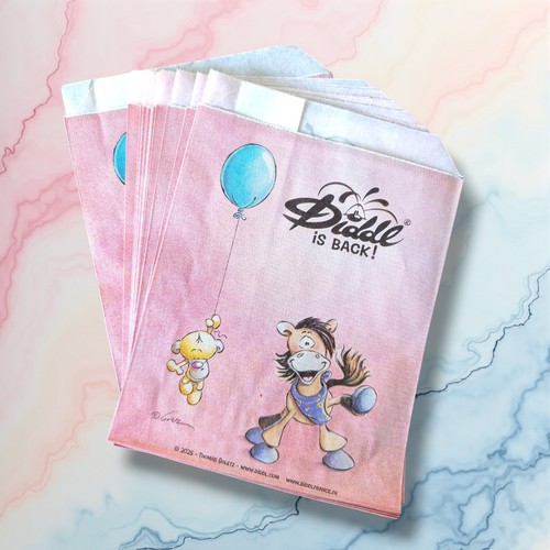 Diddl back paper bag - is,