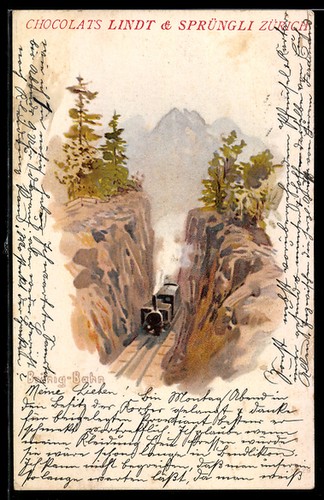 Carte postale chemin - postale, le