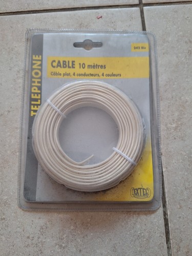 Cable téléphone neuf - cable,