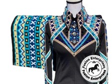 Veste Western Showmanship Horsemanship plaisance Show Show avec chemise assortie