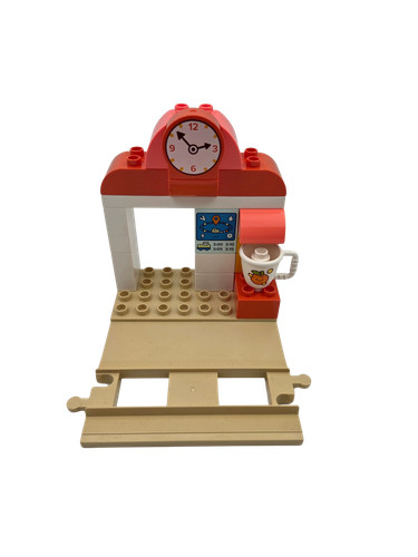 Lego train duplo bleu chemin - duplo,