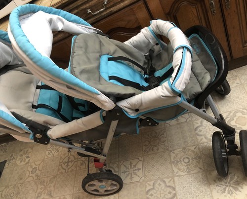 Poussette jumeau double - poussette,