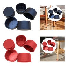 Lot de 5 embouts de pieds meubles ronds en PVC 6,3 cm diamètre, protection